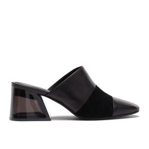 Rag & Bone Womens Black Leather Millie Mules Lucit